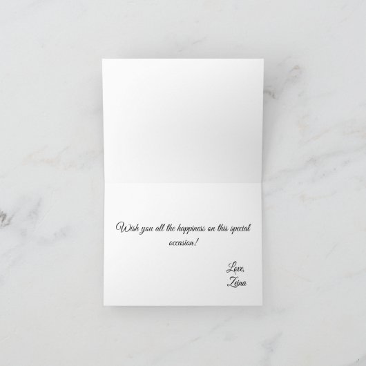 最も最高のでシックな水彩画のケシの幸せなeidムバラク カード (内部)