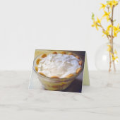 最も最高ので容易なバナナプディングレシピのメッセージカード カード (黄色い花)