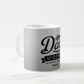 最も最高ので新しいパパ2015年 コーヒーマグカップ (正面左)