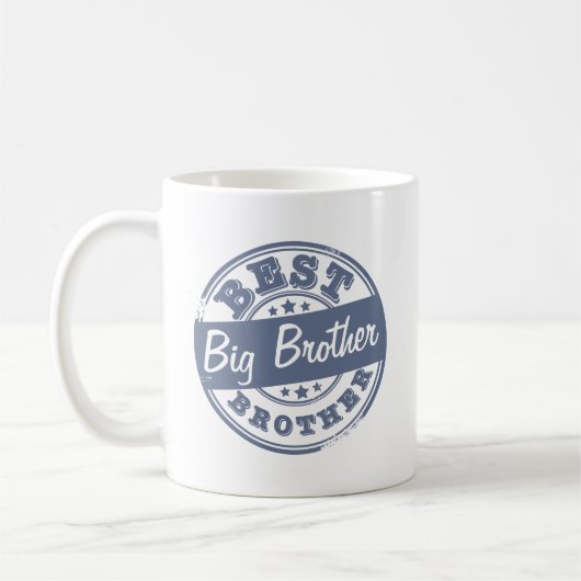 最も最高のなお兄さん-ゴム印の効果- コーヒーマグカップ (左)