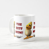 最も最高のなお母さんのアヒルのマグ コーヒーマグカップ (正面左)