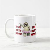 最も最高のなお母さんのカバのマグ コーヒーマグカップ (左)