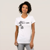 最も最高のなお母さんの名前をカスタムするのパターン(の模様が)あるなハート Tシャツ (正面フル)