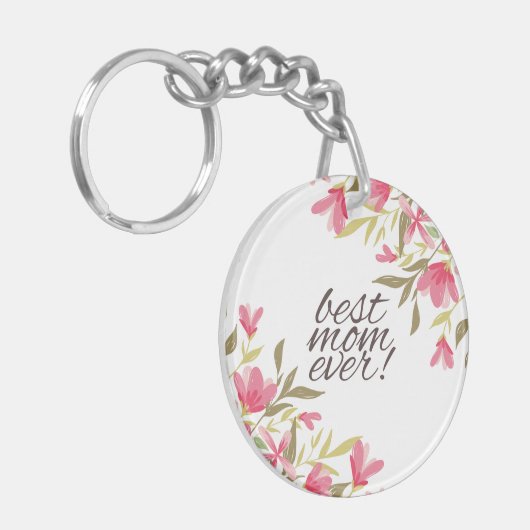 最も最高のなお母さんの母の日| Keychain キーホルダー (正面左)