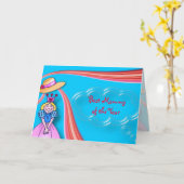 最も最高のなお母さん カード (黄色い花)