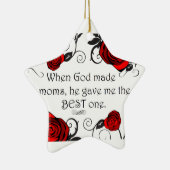 最も最高のなお母さん セラミックオーナメント (右)