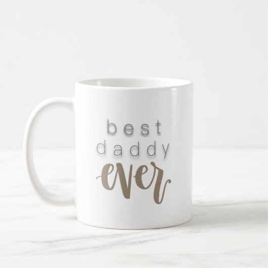 最も最高のなお父さんのコーヒー・マグ コーヒーマグカップ (左)