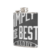 最も最高のなお父さんの黒板の単に芸術 フラスク (左)