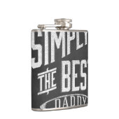 最も最高のなお父さんの黒板の単に芸術 フラスク (右)