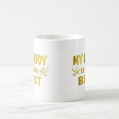 最も最高のなお父さん コーヒーマグカップ (中央)