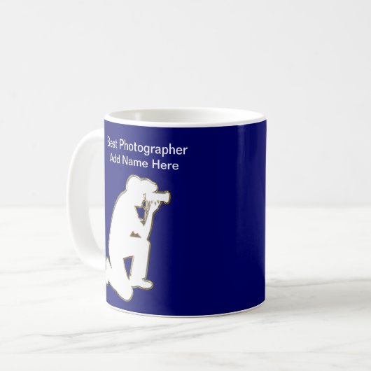 最も最高のなカメラマンのマグ コーヒーマグカップ (正面左)