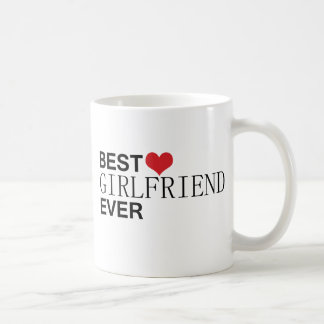 最も最高のなガールフレンド コーヒーマグカップ