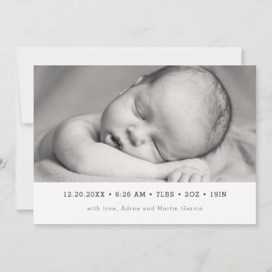 最も最高のなギフトの生まれたばかりのな初めてのクリスマスの完全な写真 案内状 (裏面)