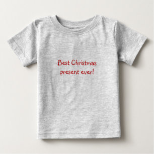 最も最高のなクリスマスプレゼント! ベビーのonsie ベビーTシャツ