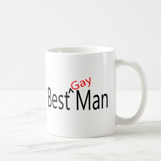 最も最高のなゲイの男性の結婚式 コーヒーマグカップ (右)