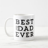 最も最高のなステップパパ コーヒーマグカップ (左)