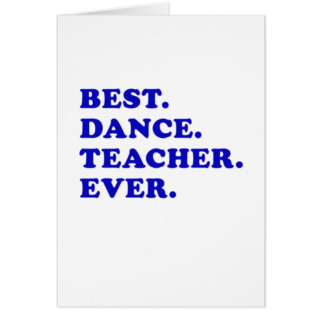 最も最高のなダンスの先生 (正面)