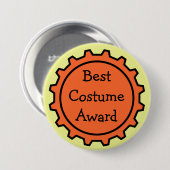 最も最高のなハロウィンの衣裳賞ボタン 缶バッジ (正面&裏面)