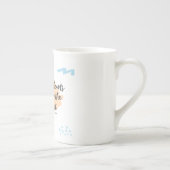 "最も最高のなハート… "の骨灰磁器のマグ ボーンチャイナマグカップ (右)