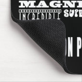 最も最高のなバドミントンプレーヤーのすばらしいバドミントンプレーヤー マウスパッド (コーナー)