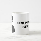 最も最高のなパイロット コーヒーマグカップ (中央)