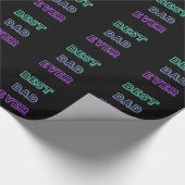 最も最高のなパパのギフト用包装紙(父の日-誕生日) ラッピングペーパー (角)