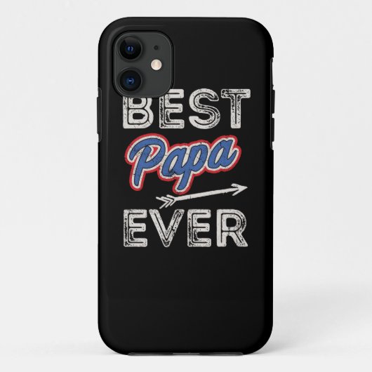 最も最高のなパパのプエルトリコのパパの父の日 Case-Mate iPhoneケース (裏面)