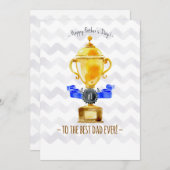 最も最高のなパパの写真カード (正面/裏面)