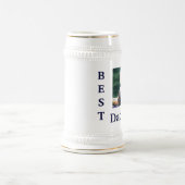 最も最高のなパパの写真ステイン ビールジョッキ (中央)