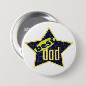 最も最高のなパパの星2 缶バッジ (正面&裏面)