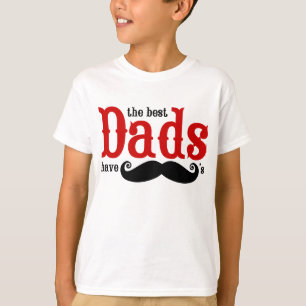最も最高のなパパは髭のTシャツを持っています Tシャツ