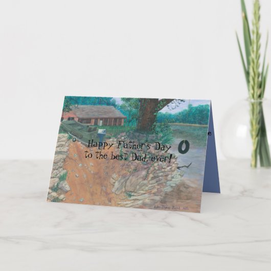 最も最高のなパパへの幸せな父の日、! カード (正面)