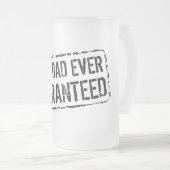 最も最高のなパパビールガラスのマグ|の父の日のギフト フロストグラスビールジョッキ (正面右)