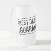 最も最高のなパパビールガラスのマグ|の父の日のギフト フロストグラスビールジョッキ (正面左)