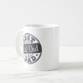 最も最高のなパパ-ゴム印の効果- コーヒーマグカップ (正面左)