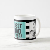 最も最高のなパパ! 幸せな父の日 コーヒーマグカップ (正面右)