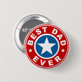 最も最高のなパパ 缶バッジ (正面&裏面)