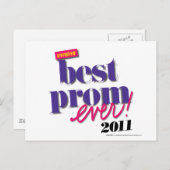 最も最高のなプロムの常に紫色 ポストカード (正面/裏面)