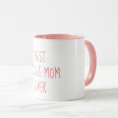 最も最高のなプードルのお母さんのおもしろいなプードルの所有者 マグカップ (正面右)