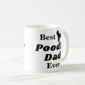 最も最高のなプードルのパパのコーヒー・マグ コーヒーマグカップ (正面右)