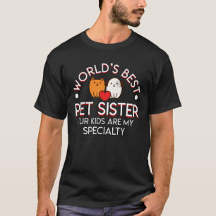 最も最高のなペット付き添いの毛皮は猫犬の付き添いをからかいます Tシャツ