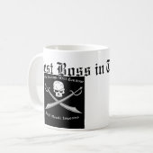 最も最高のなボスのマグ コーヒーマグカップ (正面左)