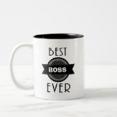 最も最高のなボスのマグ ツートーンマグカップ (左)
