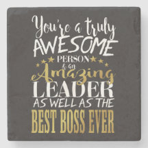 最も最高のなボスの感謝のギフトのコースター