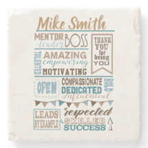 最も最高のなボスの感謝のギフトのコースター