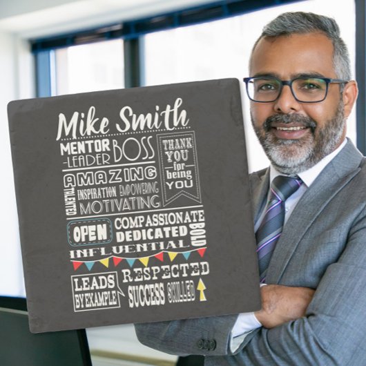 最も最高のなボスの感謝のギフトのコースター ストーンコースター