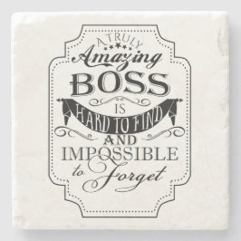 最も最高のなボスの感謝のギフトのコースター ストーンコースター
