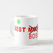最も最高のなボス コーヒーマグカップ (正面左)
