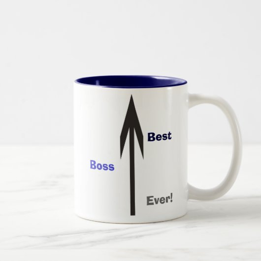 最も最高のなボス! ツートーンマグカップ (右)