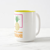 最も最高のなボス ツートーンマグカップ (正面右)